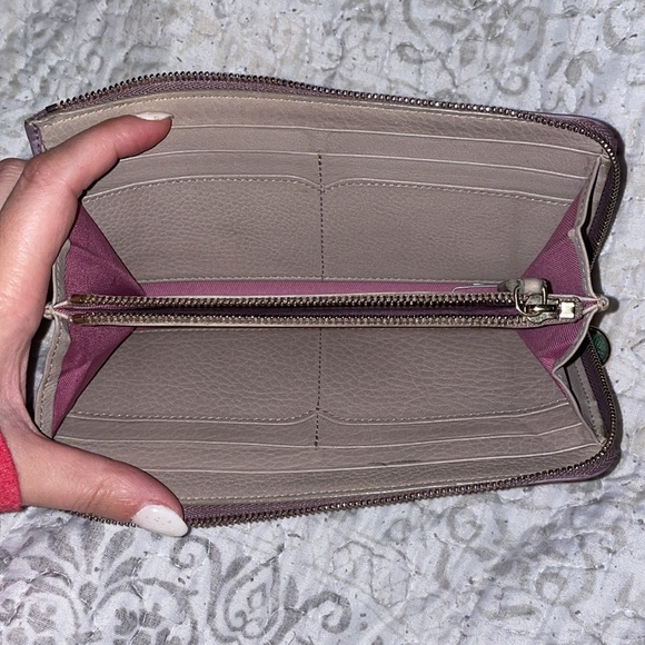 Bvlgari purple wallet